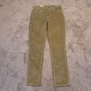 Levis Corduroy Pants Mens 30x30 Beige Gold Straight Leg Pockets Logo Casual